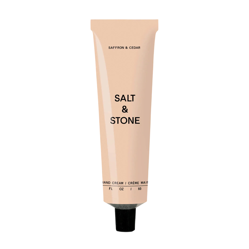 SALT & STONE Hand Cream - Saffron & Cedar 60ml - Зволожувальний крем для рук з ароматом шафрану та кедру SALT & STONE Hand Cream - Saffron & Cedar 60ml - Зволожувальний крем для рук з ароматом шафрану та кедру